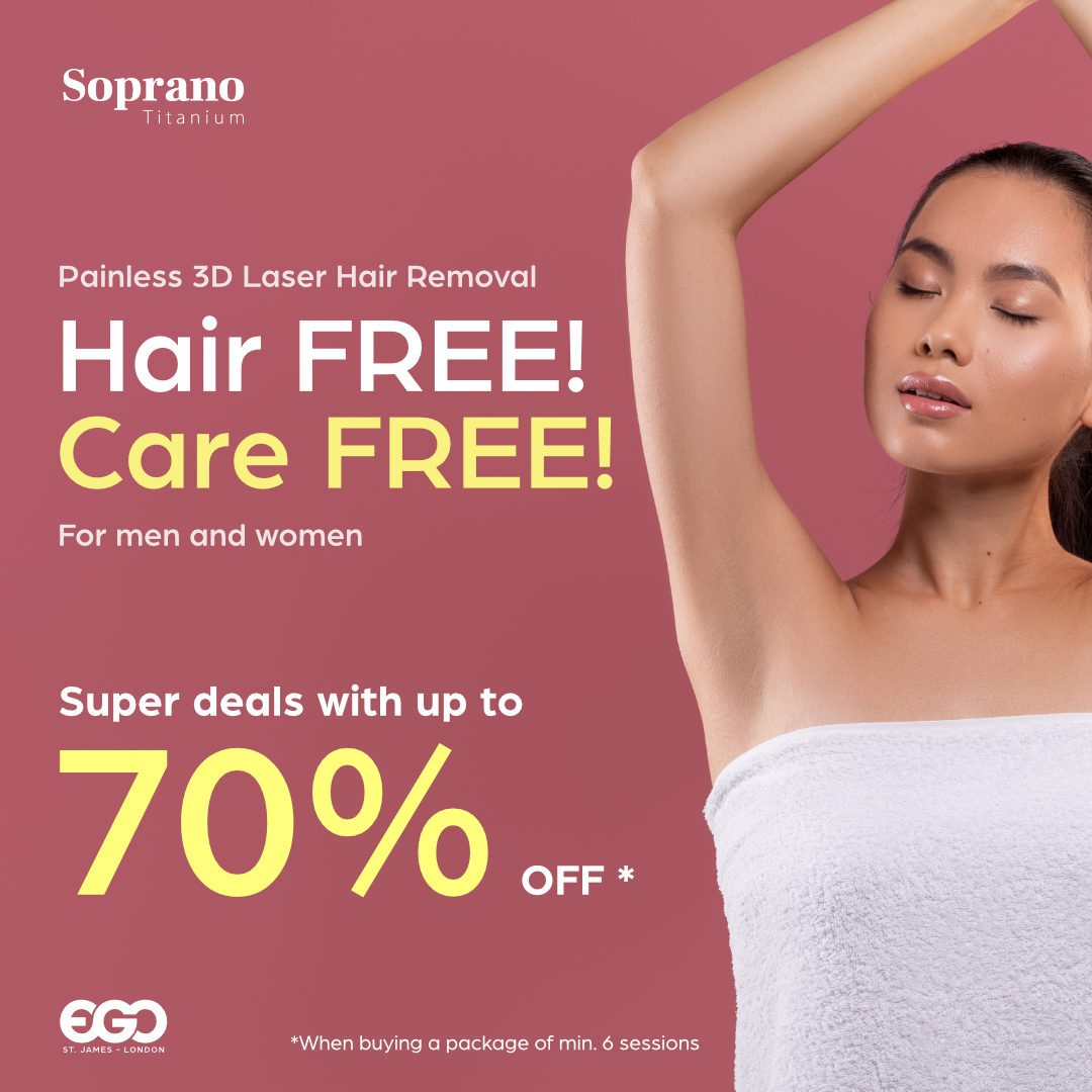 Book a consultation on Soprano Titanium Hair Removal The